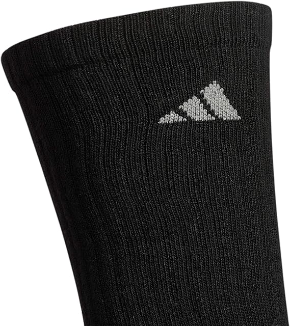 adidas Men's Athletic Cushioned 6-Pack Crew, Cushioned Crew Socks